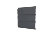 Софит металл GL с перфорацией Rooftop Matte Стальной бархат 0,5 мм RAL 7016 антрацитово-серый – Купить оптом и в розницу