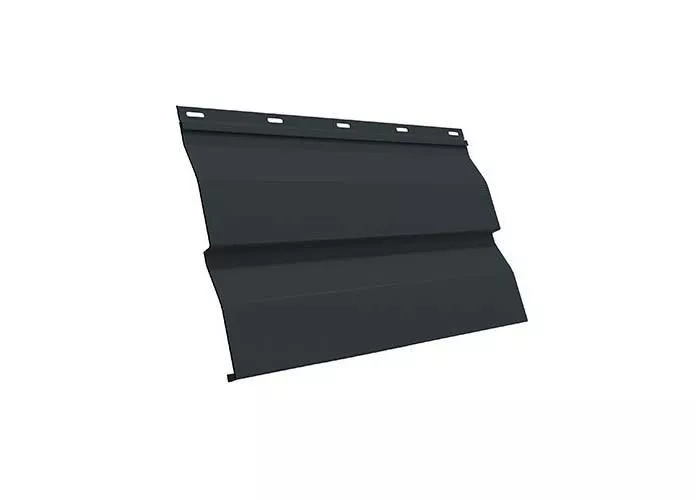 Металлический сайдинг Grand Line Корабельная доска Rooftop Matte Стальной бархат 0,5 мм RAL 7016 Антрацитово-серый купить в краснодаре