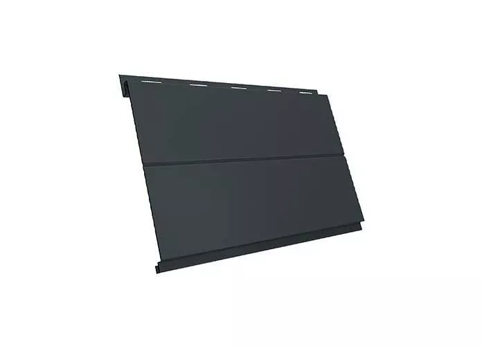 Металлический сайдинг Grand Line Вертикаль Line Drap 0,45 мм RAL 7016 Антрацитово-серый купить в краснодаре