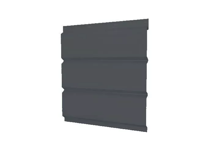 Софит металл GL без перфорации Rooftop Matte Стальной бархат 0,5 мм RAL 7016 антрацитово-серый купить в краснодаре
