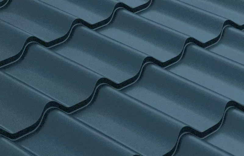Металлочерепица GL 0.5 Классик (Classic) GreenCoat Pural Matt RR 23 темно-серый купить в краснодаре