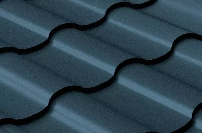 Металлочерепица Grand Line Кредо (Kredo) 0.5 Satin Matt RAL 7016 антрацитово-серый купить в краснодаре