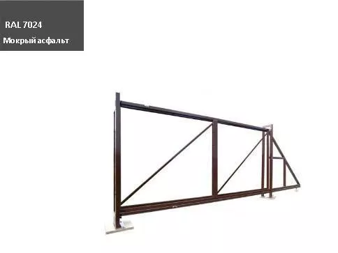 Ворота откатные Colority Zinc 2,03x4,0 RAL 7024 GL купить в краснодаре