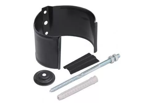 Кронштейн трубы на кирпич Grand Line 90 мм 125/90 мм RAL 7024 Мокрый асфальт купить в краснодаре