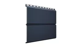 Металлический сайдинг Grand Line ЭкоБрус PurPro Matt 0,5 мм RAL 7024 Мокрый асфальт. Артикул: GrandLine-MS1037