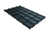 Металлочерепица GL Камея (Kamea) 0,5 Satin Matt RAL 7024 мокрый асфальт – Купить оптом и в розницу