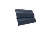 Металлический сайдинг Grand Line Корабельная доска XL Satin Matt 0,5 мм RAL 7024 Мокрый асфальт – Купить оптом и в розницу