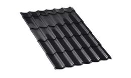 Металлочерепица Ламонтерра-XL VikingMP 0.45 мм RAL 7024. Цена: 592 руб. Артикул: monmax10-7024