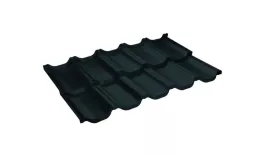 Металлочерепица GL Квинта Уно (Kvinta Uno) 0,5 GreenCoat Pural RR 23 темно-серый. Артикул: GrandLineKU-gc23