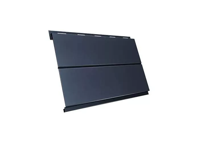 Металлический сайдинг Grand Line Вертикаль Line Satin Matt 0,5 мм RAL 7024 Мокрый асфальт купить в краснодаре