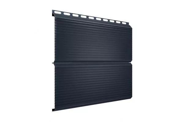 Металлический сайдинг Grand Line ЭкоБрус Гофр Satin Matt 0,5 мм RAL 7024 Мокрый асфальт купить в краснодаре