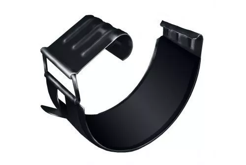 Соединитель желоба Optima Grand Line 125 мм RAL 7024 Мокрый асфальт купить в краснодаре