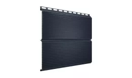 Металлический сайдинг Grand Line ЭкоБрус Гофр Drap 0,45 мм RAL 7024 Мокрый асфальт. Артикул: GrandLine-MS1178