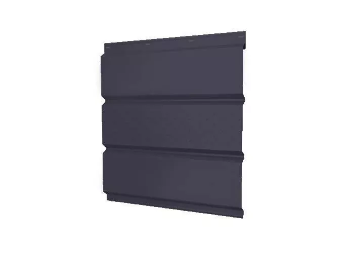 Софит металл GL с центральной перфорацией Drap 0,45 мм RAL 7024 мокрый асфальт купить в краснодаре