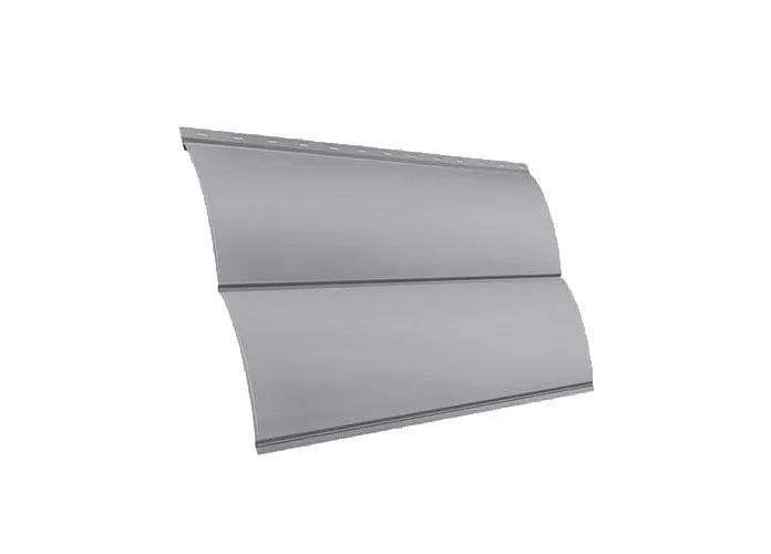 Металлический сайдинг Grand Line Блок-хаус Новый GreenCoat Pural Matt RR 21 Светло-серый купить в краснодаре