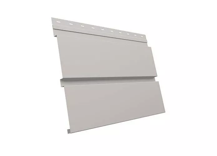 Металлический сайдинг Grand Line Квадро Брус GreenCoat Pural Matt RR 21 Светло-серый купить в краснодаре