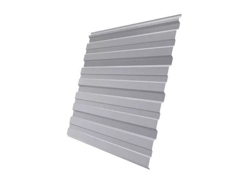 Профнастил Grand Line С10 R GreenCoat Pural Matt 0,5 мм RR 21 Светло-серый купить в краснодаре