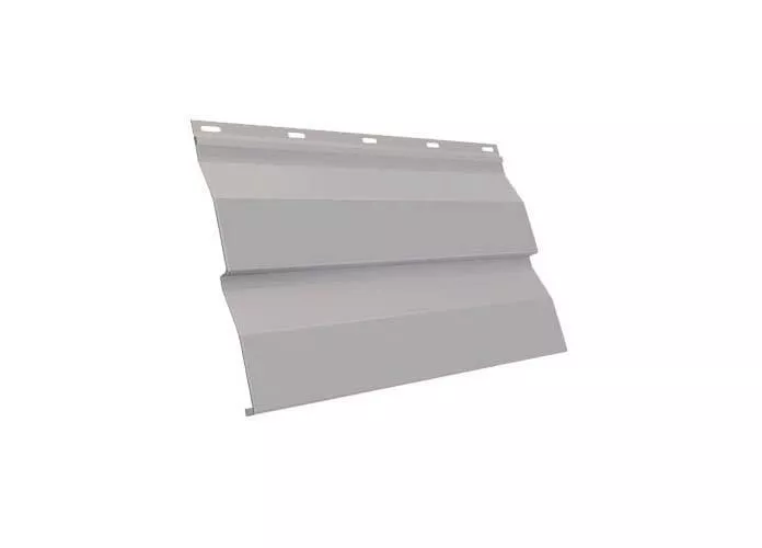 Металлический сайдинг Grand Line Корабельная доска GreenCoat Pural Matt 0,5 мм RR 21 Светло-серый купить в краснодаре