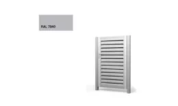 Калитка Жалюзи 2,0х1 RAL 7040 без заполнения GL. Артикул: 27369
