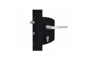 Замок LAKQ 4040 U2G корпус металлический, с ручками из алюминия, черный RAL 9005 GL GL – Купить оптом и в розницу