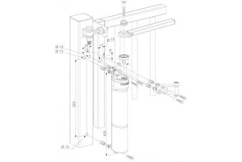 Доводчик для ворот Verticlose GL купить в краснодаре