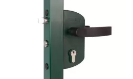 Замок LAKZ 4040 P1L корпус полиамидный с полиамидными ручками зеленый RAL 6005 GL. Цена: 11699 руб. Артикул: 27006