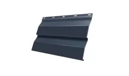 ЭкоБрус Гофр Grand Line 0,5 GreenCoat Pural BT, matt RR 23 темно-серый (RAL 7024 мокрый асфальт). Артикул: 41276
