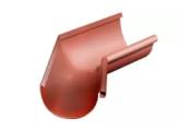 Угол желоба внутренний 135° Grand Line 125/90 мм RAL 8004 Терракота – Купить оптом и в розницу