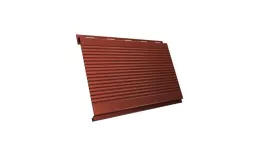 Вертикаль Гофр 0,5 Satin Matt TX с пленкой RAL 8004 терракота. Артикул: 41150