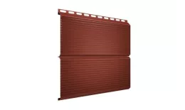 Металлический сайдинг Grand Line ЭкоБрус Гофр Velur 0,5 мм RAL 8004 Терракота. Артикул: GrandLine-MS1123