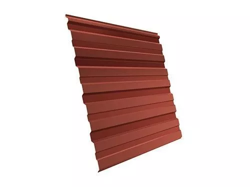 Профнастил Grand Line С10 A Satin Matt 0,5 мм RAL 8004 Терракота купить в краснодаре