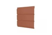 Софит металл GL с перфорацией Velur 0,5 мм RAL 8004 терракота – Купить оптом и в розницу