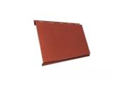 Металлический сайдинг Grand Line Вертикаль Классик Satin Matt 0,5 мм RAL 8004 Терракота – Купить оптом и в розницу