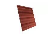 Профнастил Grand Line С10 A Satin 0,5 мм RAL 8004 Терракота – Купить оптом и в розницу