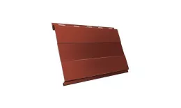 Металлический сайдинг Grand Line Вертикаль Проф Satin 0,5 мм RAL 8004 Терракота. Цена: 783 руб. Артикул: GrandLine-MS771