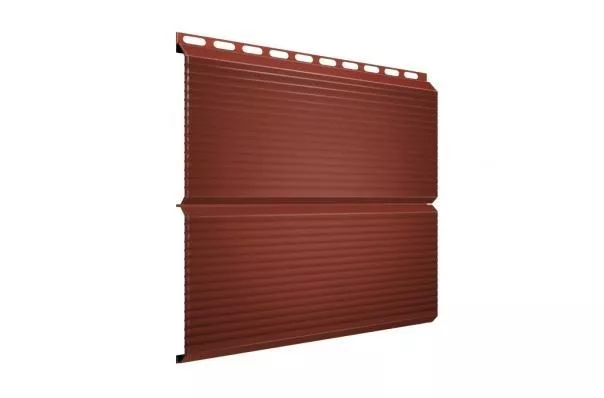 Металлический сайдинг Grand Line ЭкоБрус Гофр Satin Matt 0,5 мм RAL 8004 Терракота купить в краснодаре