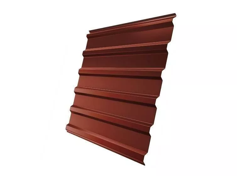 Профнастил Grand Line С20R Satin Matt 0,5 мм RAL 8004 Терракота купить в краснодаре