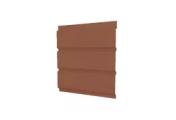 Софит металл GL без перфорации PurLite Мatt 0,5 мм RAL 8004 терракота – Купить оптом и в розницу