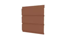 Софит металл GL без перфорации Satin Мatt 0,5 мм RAL 8004 терракота. Артикул: GrLn01_02_03_Pr_260