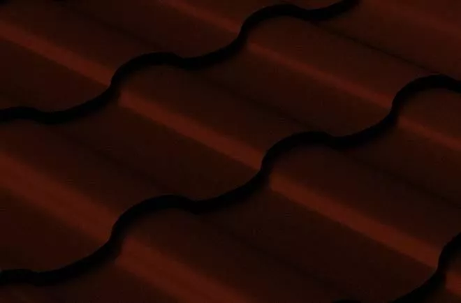 Металлочерепица GL Кредо (Kredo) 0.5 Rooftop Matte (Стальной Бархат) RAL 8017 шоколад купить в краснодаре