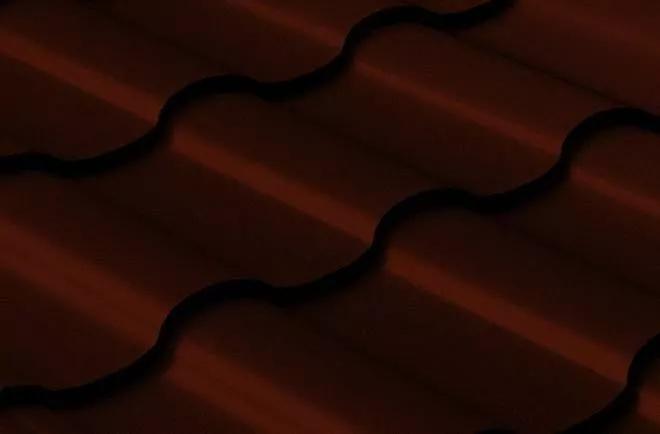 Металлочерепица GL Кредо (Kredo) 0.5 GreenCoat Pural RR 887 шоколадно-коричневый купить в краснодаре