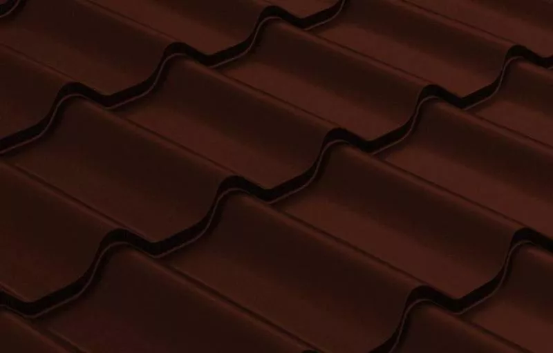 Металлочерепица Grand Line Классик (Classic) 0.5 Satin RAL 8017 шоколад купить в краснодаре