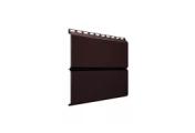 Металлический сайдинг Grand Line ЭкоБрус PurLite Matt 0,5 мм RAL 8017 Шоколад – Купить оптом и в розницу