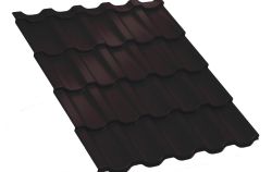 Металлочерепица Трамонтана-ML Пластизол 0,5 мм RAL 8017 Шоколад