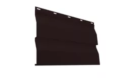 Металлический сайдинг Металл Профиль Корабельная доска VikingMP E 0,5 мм RAL 8017 Шоколад. Цена: 1020 руб. Артикул: MetalS38