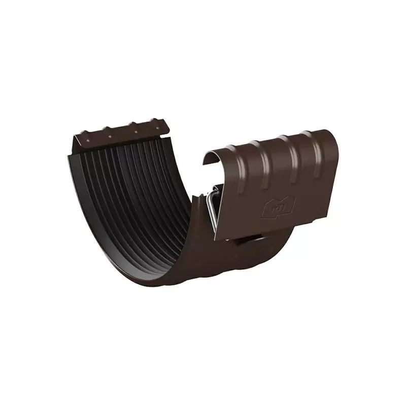 Соединитель желоба Металл Профиль Престиж D150х100 RAL 8017 Коричневый купить в краснодаре