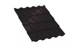 Металлочерепица Трамонтана-XL VikingMP E 0.5 мм RAL 8017 Шоколад. Цена: 826 руб. Артикул: tramont_07-8017xl