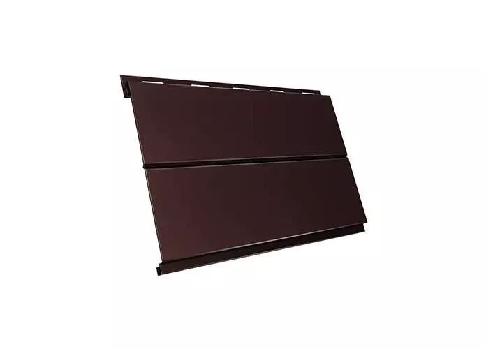 Металлический сайдинг Grand Line Вертикаль Line Quarzit Lite 0,5 мм RAL 8017 купить в краснодаре