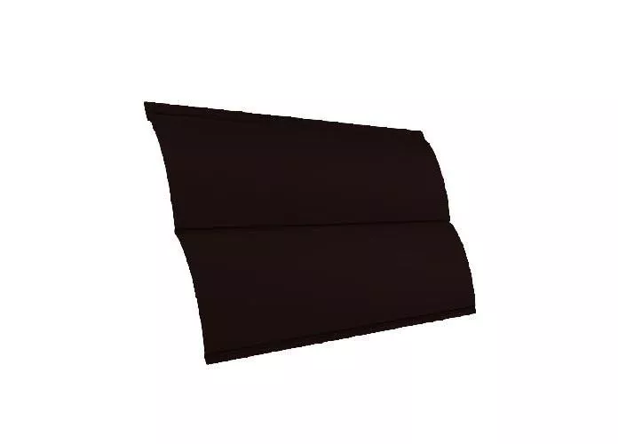 Металлический сайдинг Grand Line Блок-хаус Новый GreenCoat Pural Matt RAL 8017 Шоколад купить в краснодаре