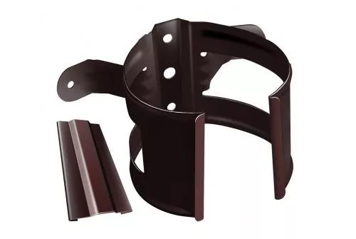 Кронштейн трубы на дерево GL Granite 150/100 мм RAL 8017 Шоколад купить в краснодаре